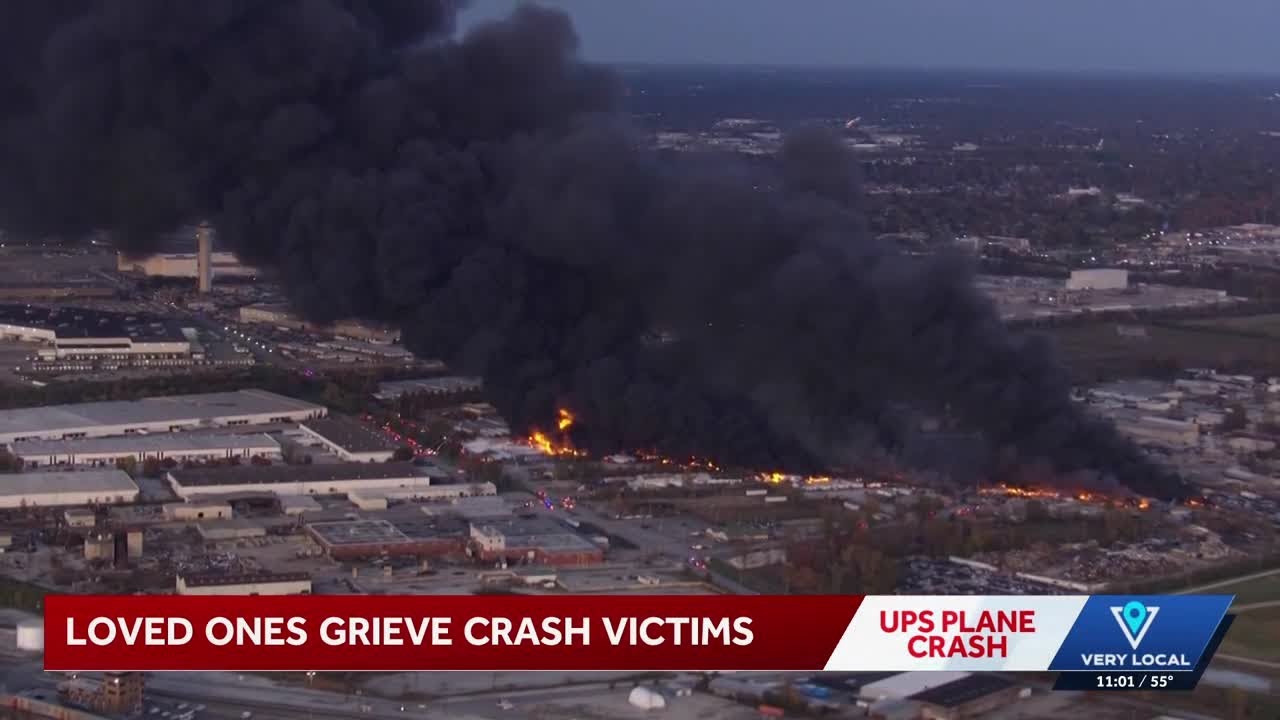 Loved ones begin identifying victims of deadly UPS plane crash in Louisville
