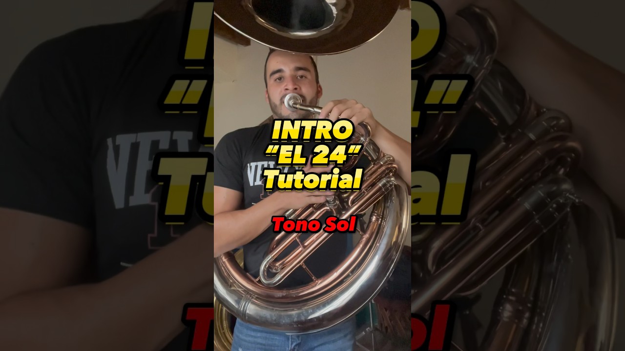 Como tocar EL 24 de banda MS en la tuba / Tutorial de tuba #tuba