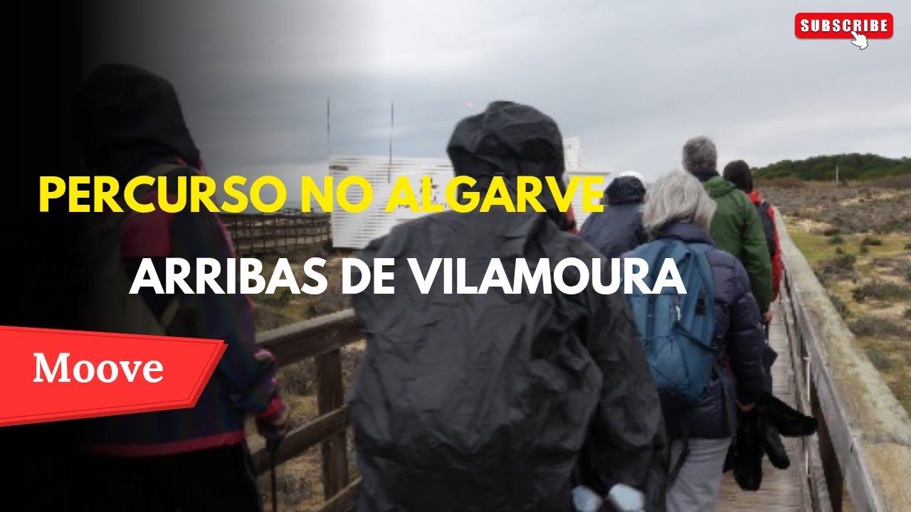 Percurso pelas Arribas de Vilamoura. Loulé. Faro 