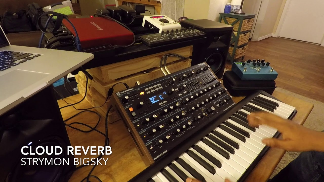Novation Peak and Strymon Big Sky