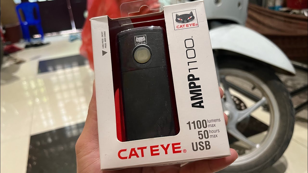 CATEYE AMPP 1100 headlight unboxing