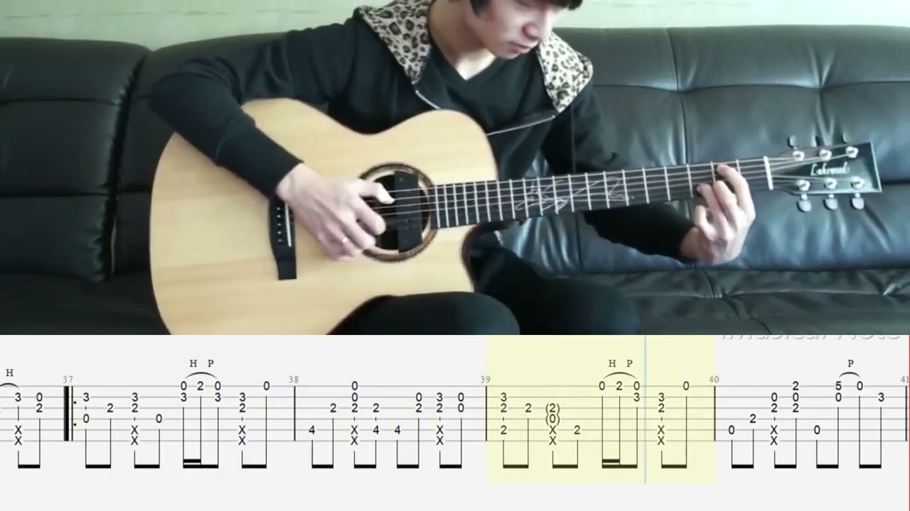 Guitar TAB Sungha Jung WhatChaRaWaLee   Look Om