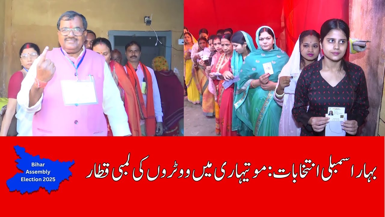Bihar Elections: Voters Queue Up in Motihari for Final Phase of State Assembly Polls