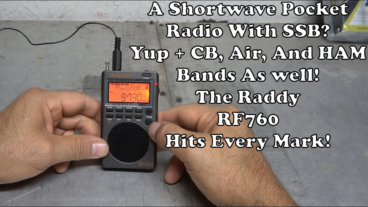 Raddy RF760. Najbardziej kompaktowe radio AM/FM/CB/HAM/AIR/SW, jakie kiedykolwiek widziałem. Ma n...