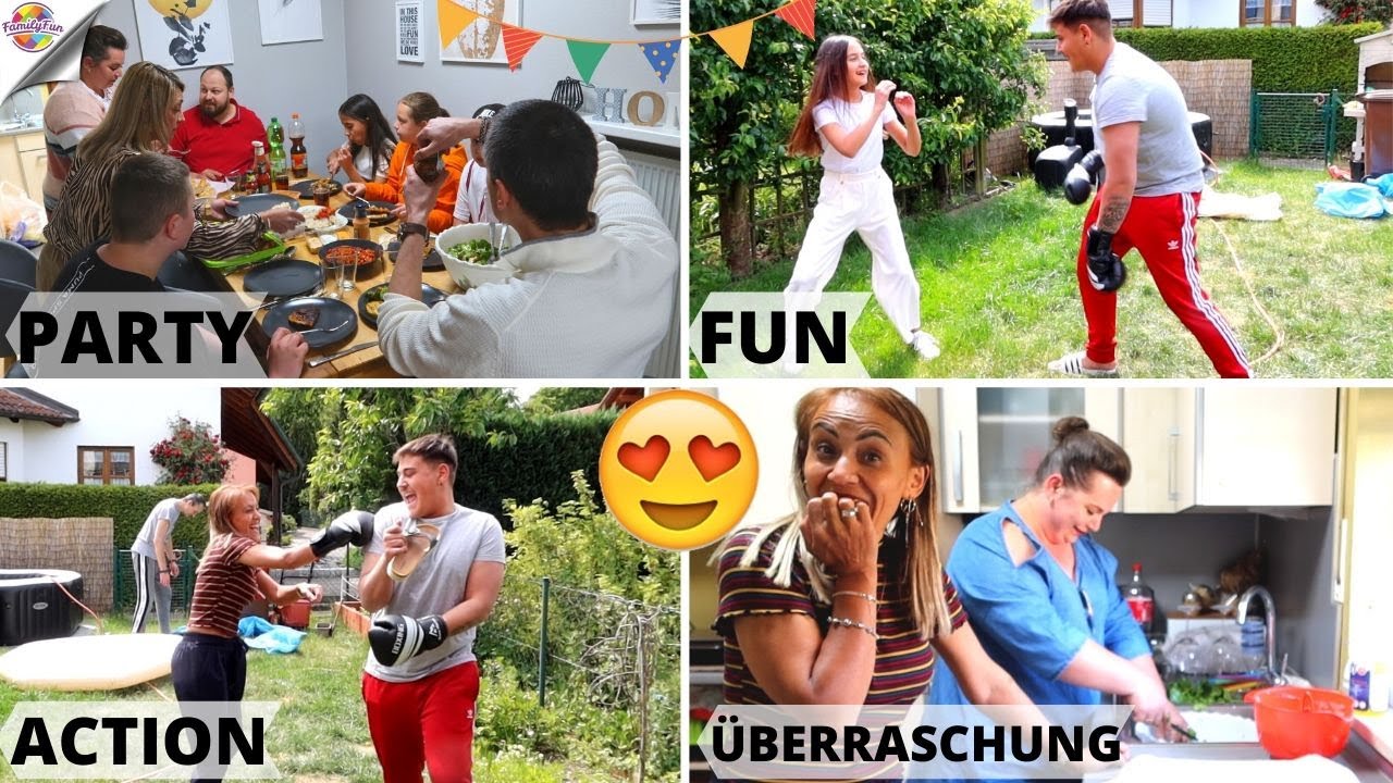 MEGA ÜBERRASCHUNG! im HAUS  🎉 PARTY ACTION SPAß bei FAMILY FUN