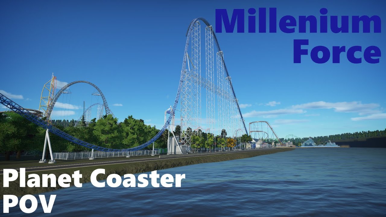 Millennium Force Planet Coaster POV, Cedar Point