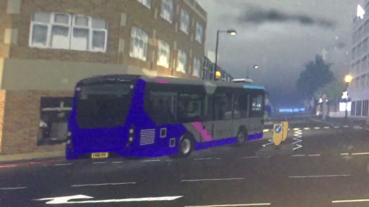 Buses at Thornton Heath Pond December 2025