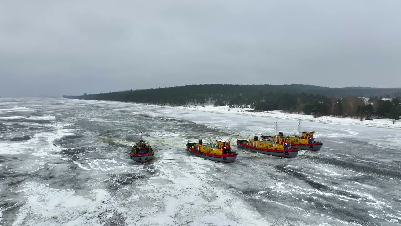 Lodołamacze Ujscie Wisły 5.02.2026