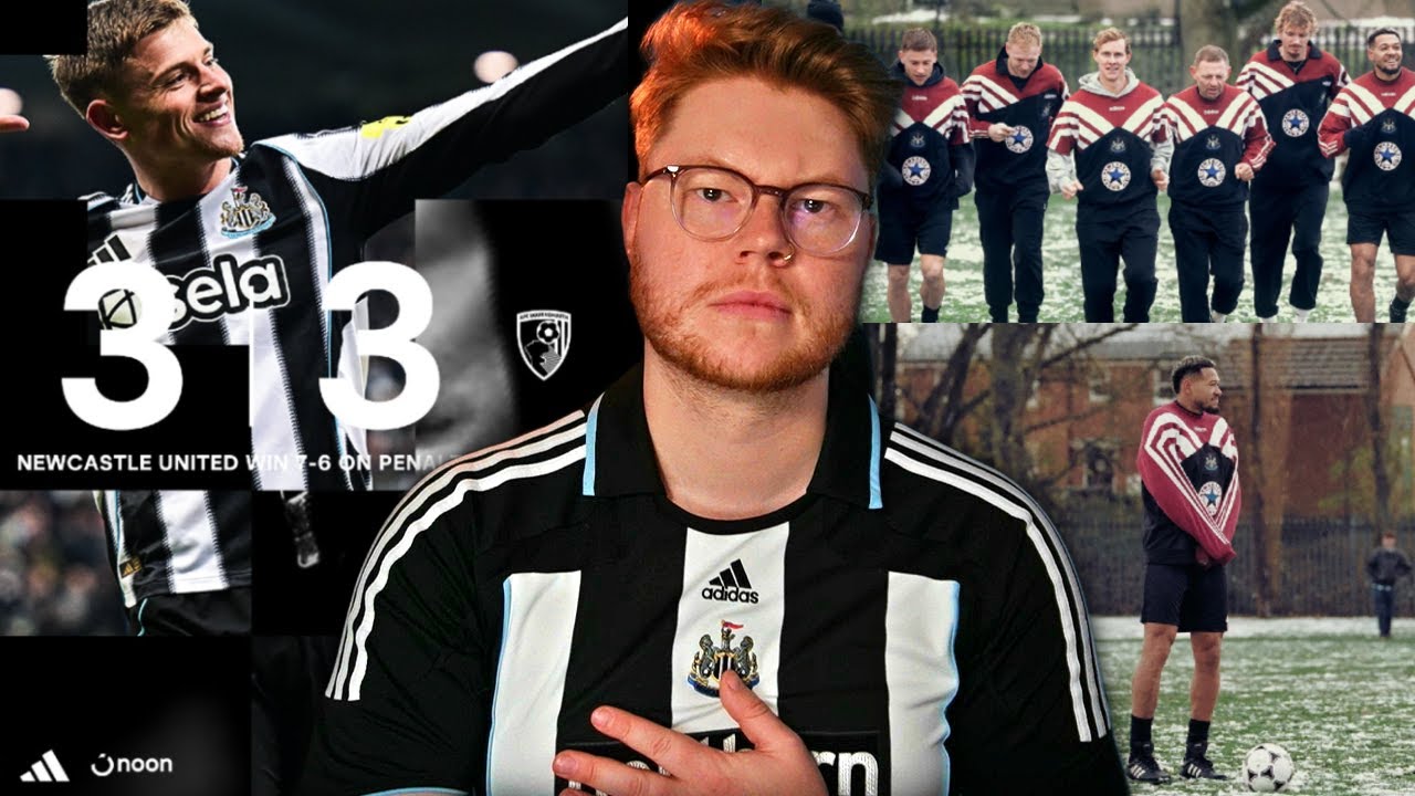 95/96 ADDIDAS RETRO KIT IS OUT! Ramsdale NEWCASTLE in FA CUP!
