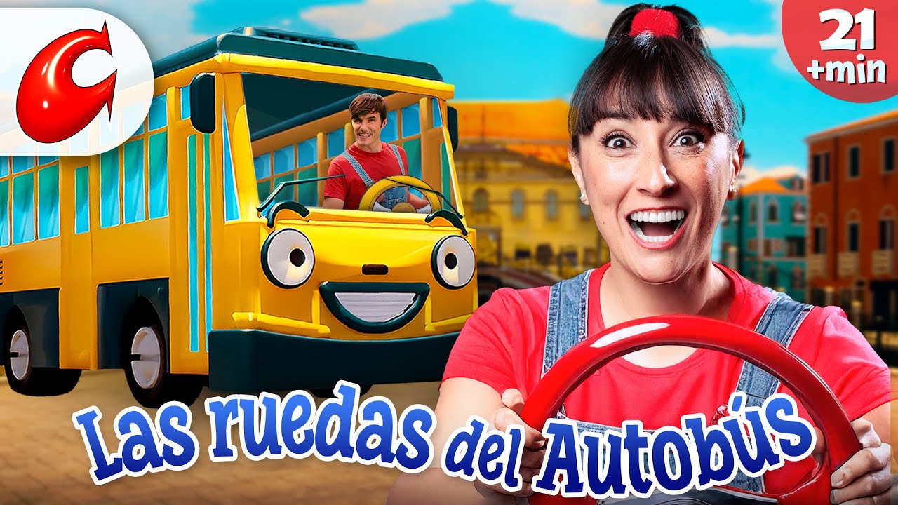 🚍 Las RUEDAS del AUTUBUS Y otros HITS🎶🚌 CANTAJUEGO 🚏PLAYLIST  21 MIN  🎶Música y Canciones Infantil