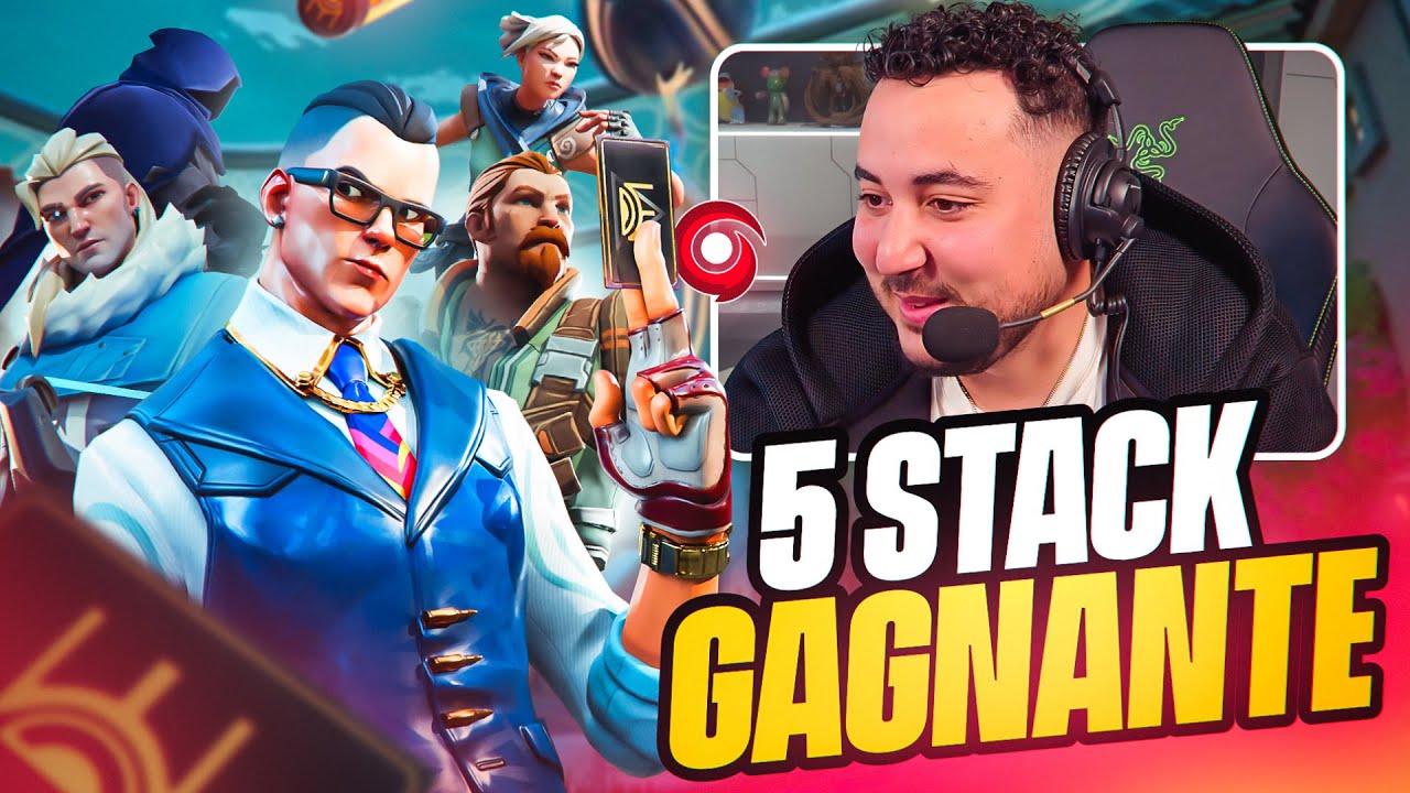 UNE FIVE STACK QUI DÉROULE 👀 (Valorant ft. Squeezie, Itachi, Mickalow & Akytio)