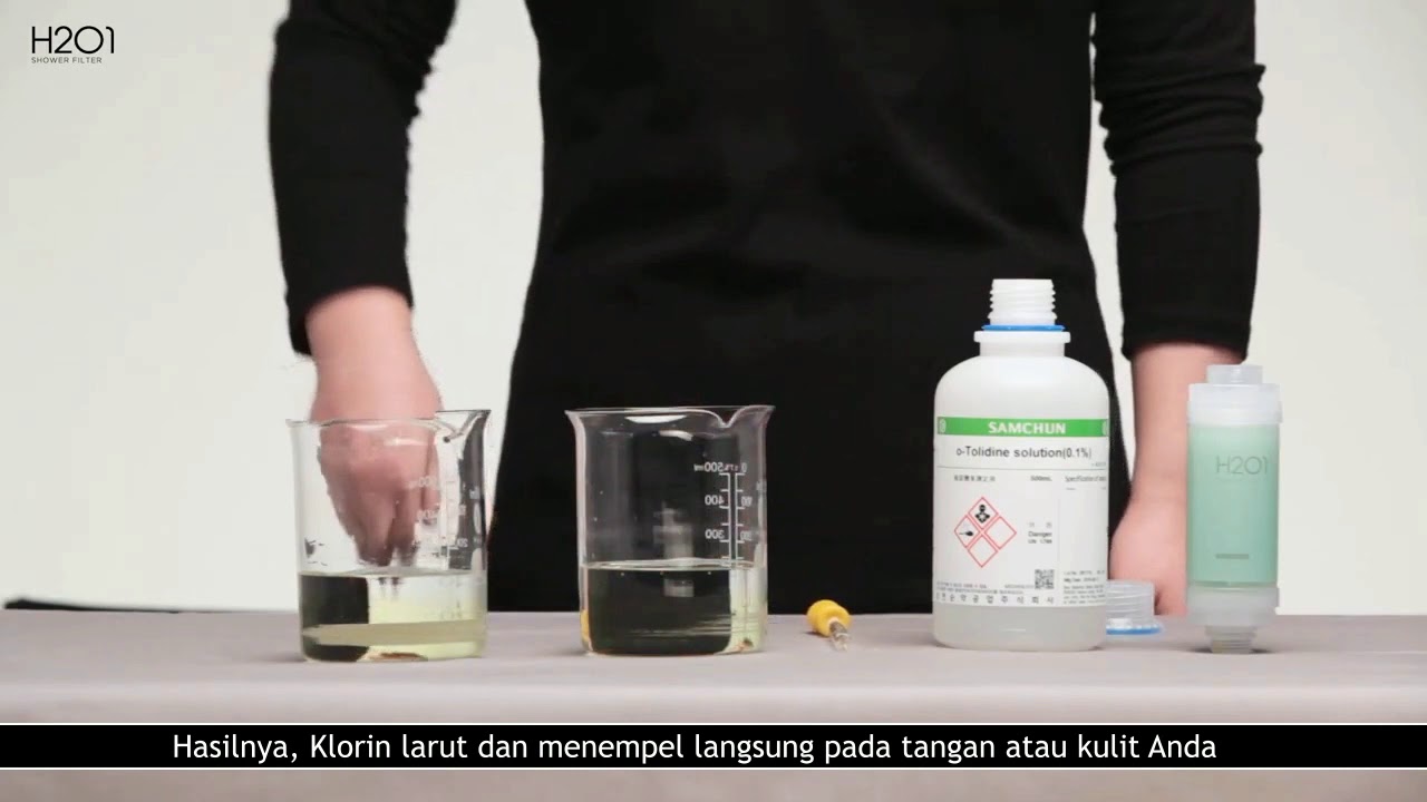 Ini Dia Cara H201 Menghilangkan Klorin Pada Air