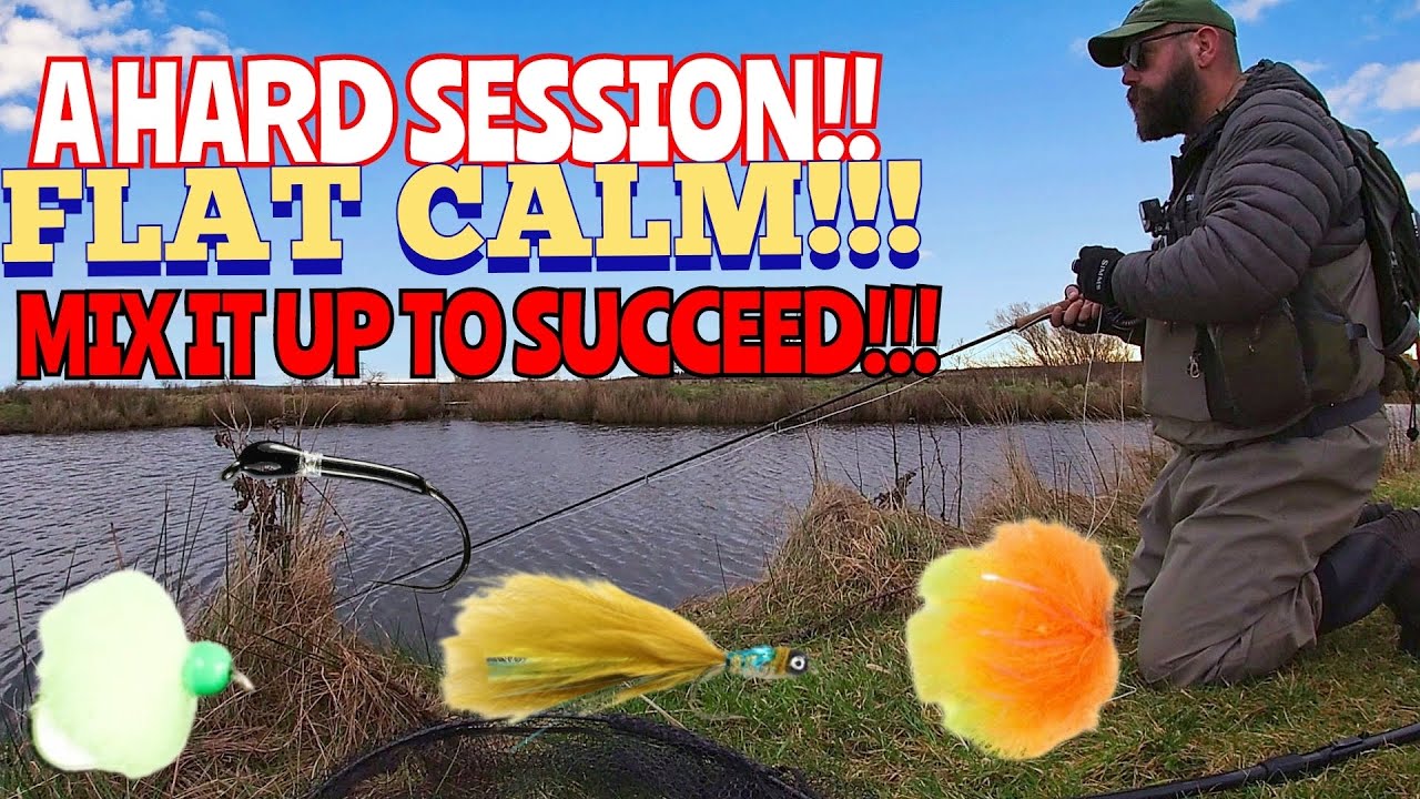 The fishing was HARD!! You have to mix it up to succeed at (UK Stillwater FLY FISHING) #flyfishing