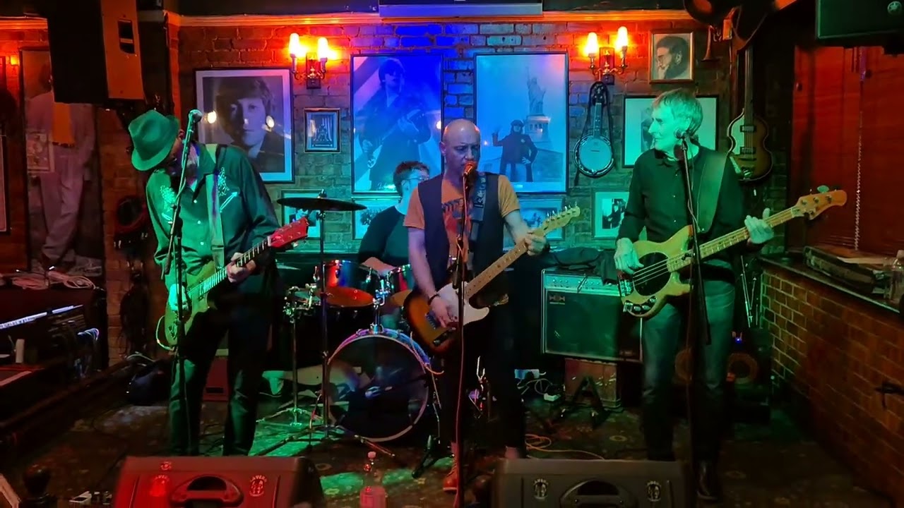 The Slogans at The Cavern, Raynes Park, London playing 'Amerlcan Girl' on Sat. 21/1/26.