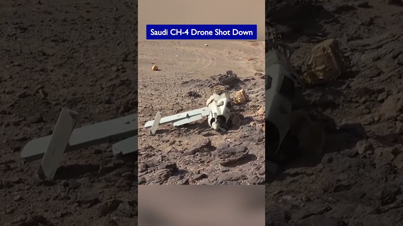Saudi CH-4 Drone Shot Down by Houthis in Yemen!