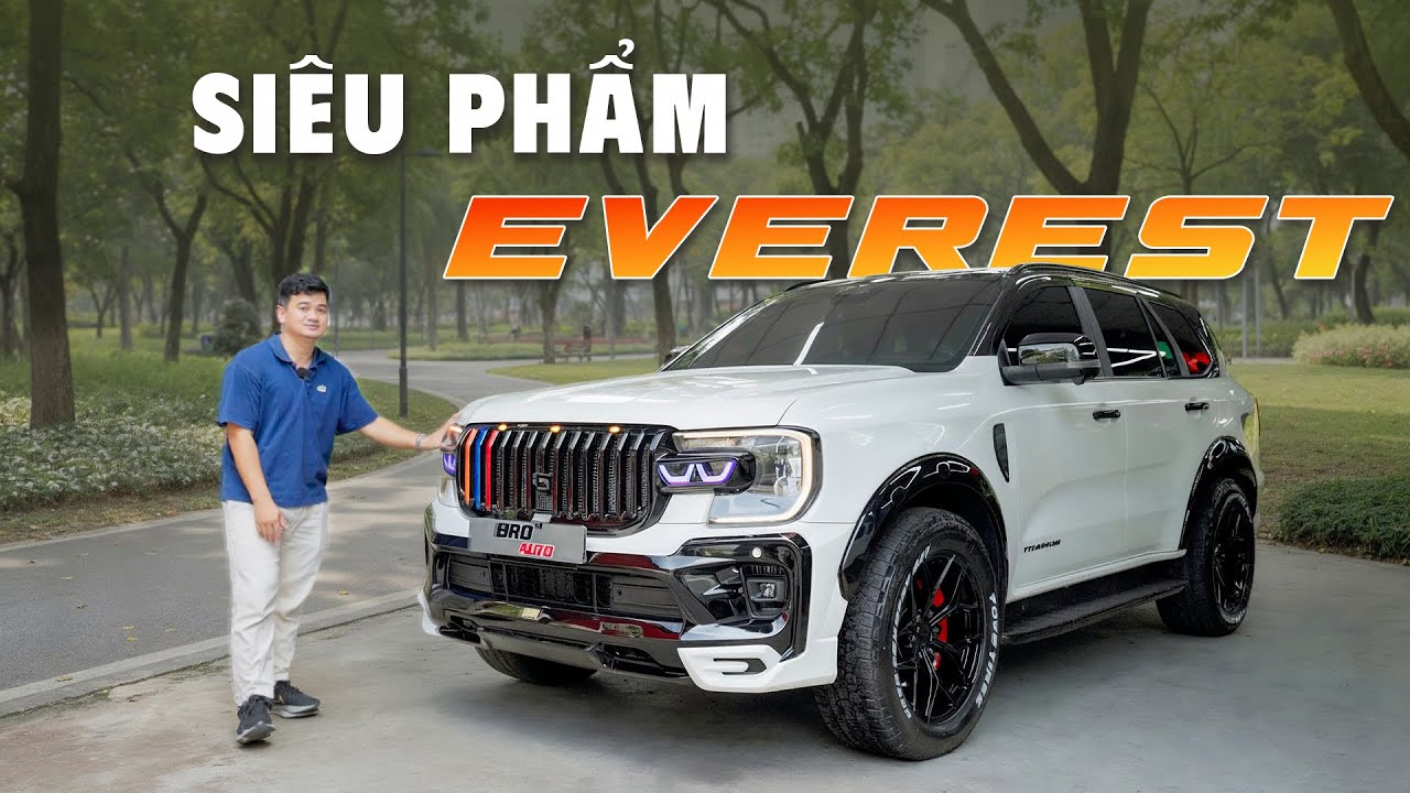 Phiên bản Everest Titanium trắng độ ngoại thất — đẹp khác biệt ngay từ cái nhìn đầu tiên | BROAUTO