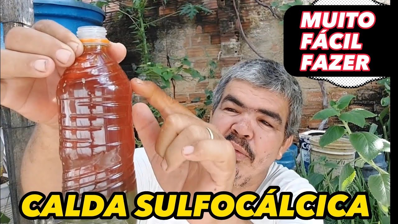 Como fazer a calda sulfocálcica em casa