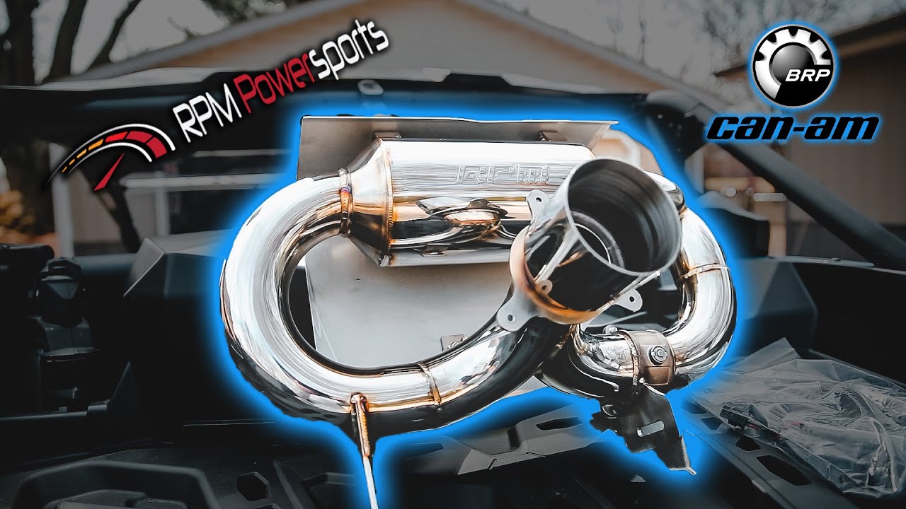 Can Am X3 Turbo 2022 | Установка спортивного глушителя RPM Powersports E Valve