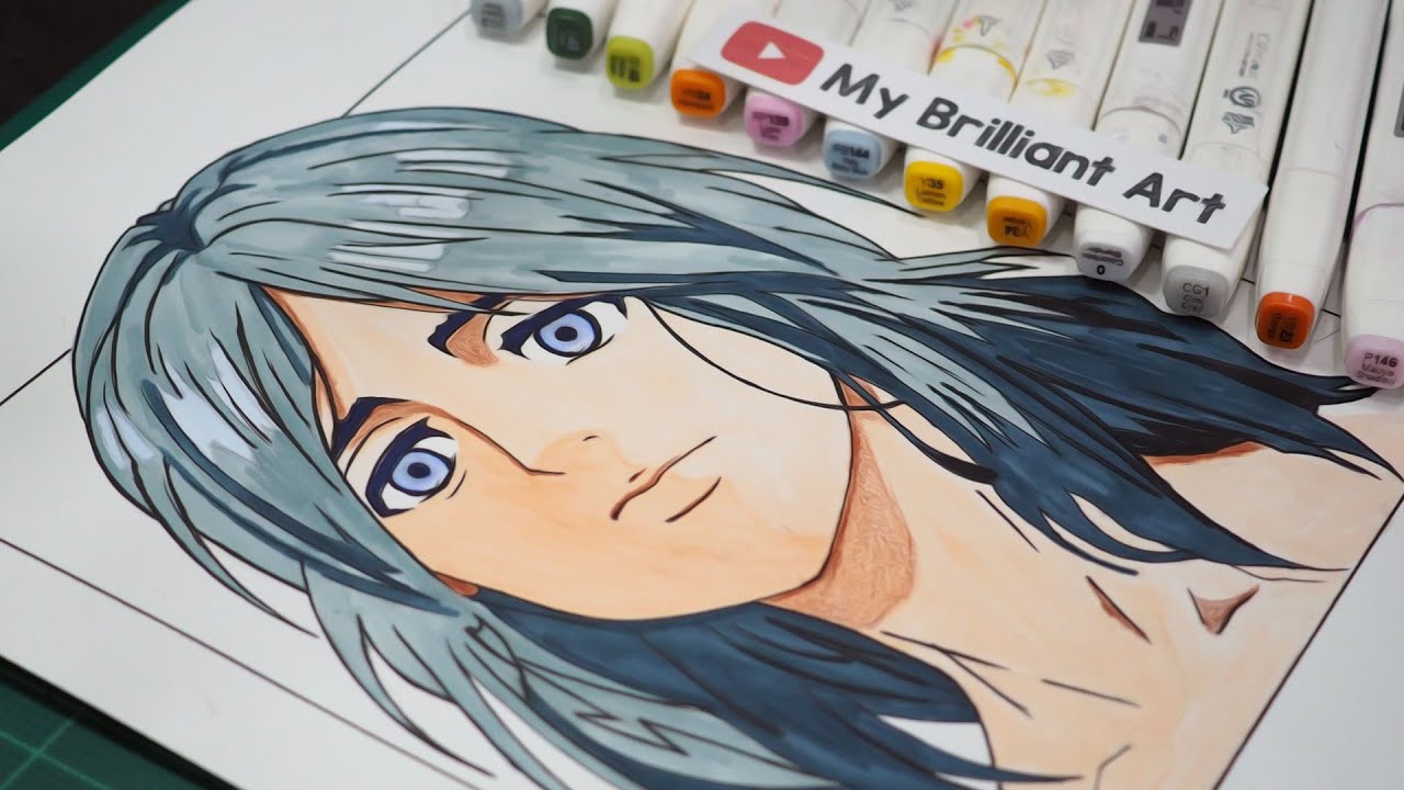 Drawing Pieck Finger | Attack on Titan Season 4 | Copic | My Brilliant Art