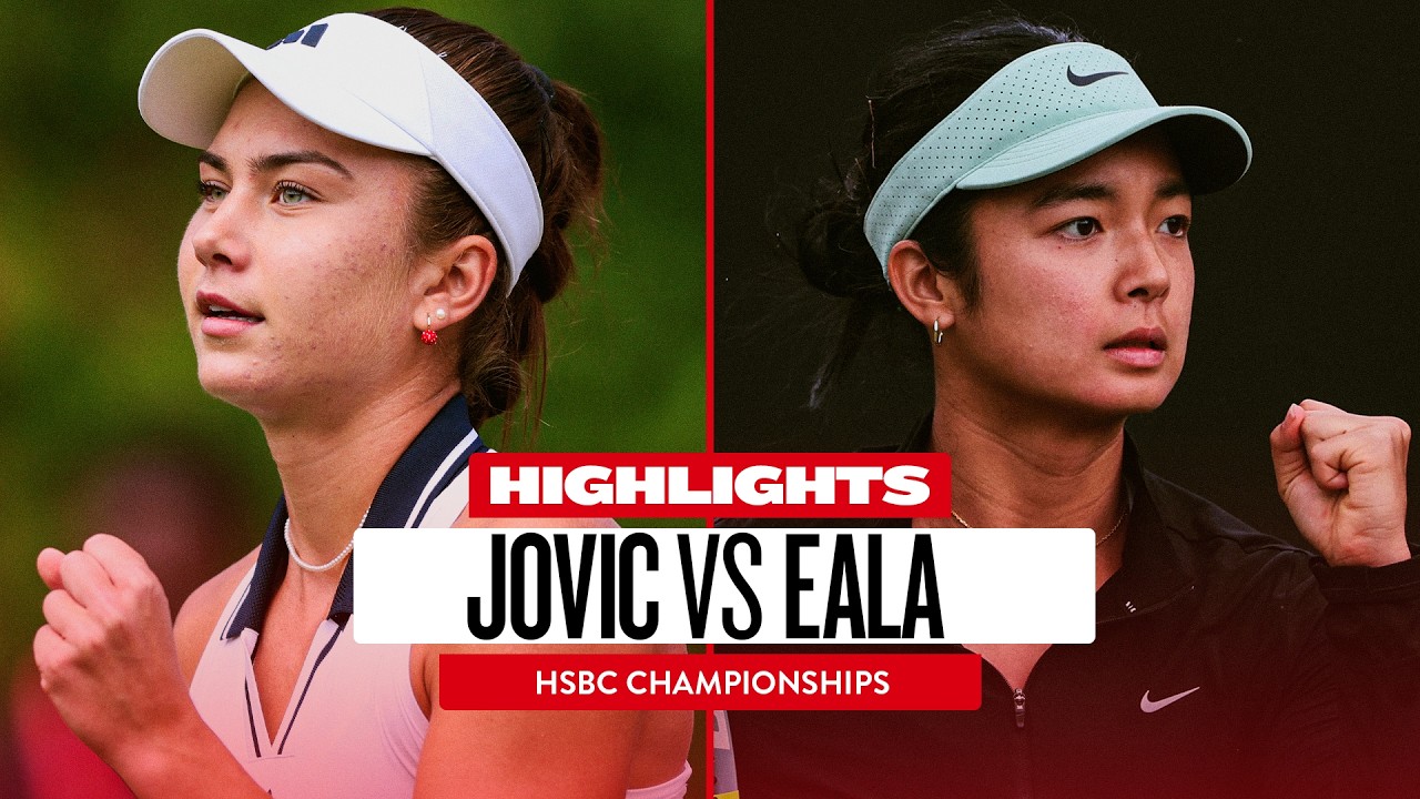 Jovic and Eala's BATTLE | Iva Jovic v Alexandra Eala Highlights | HSBC Championships