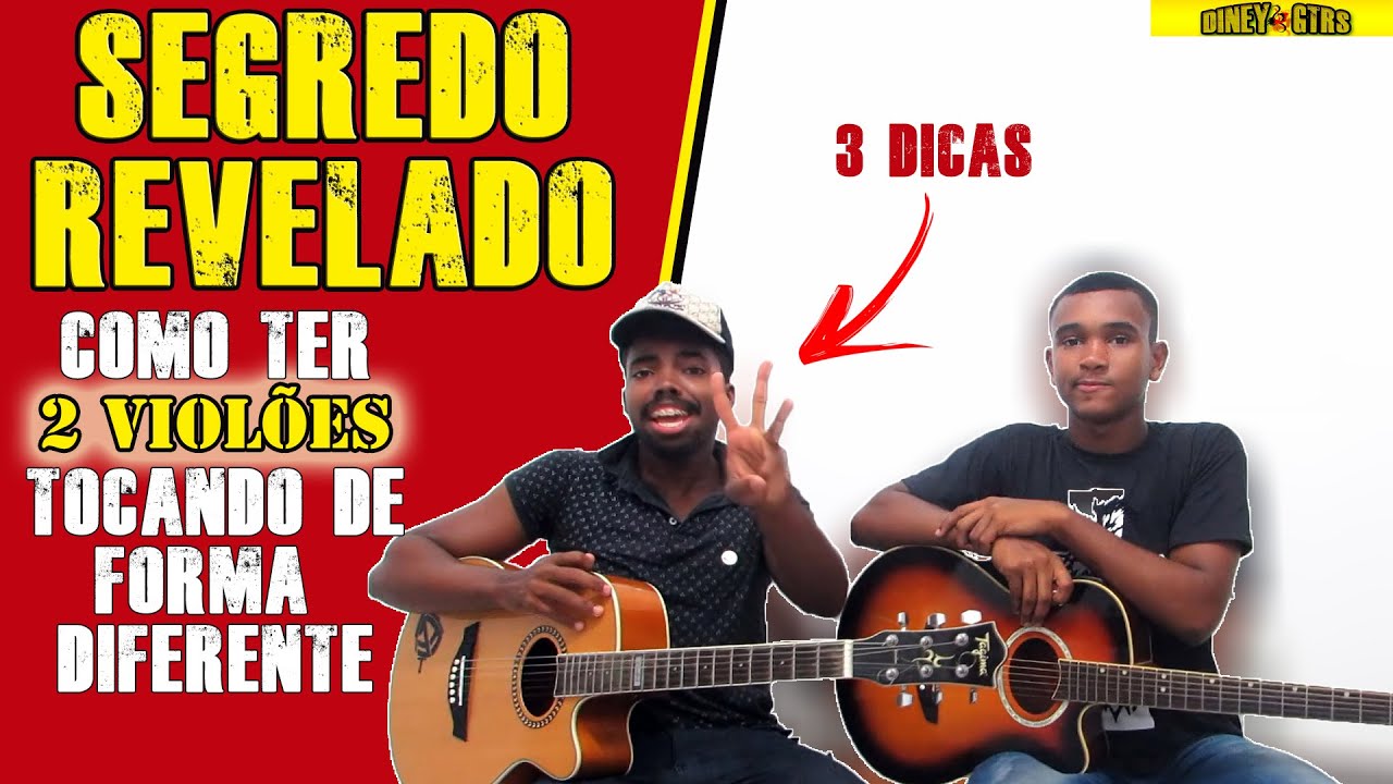 2 VIOLÕES EM UMA BANDA | Tocando a mesma música com 2 violões