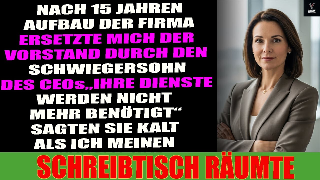 Nach 15 Jahren ersetzte man mich – dann klingelte mein Telefon… und der Vorstand verstummte.