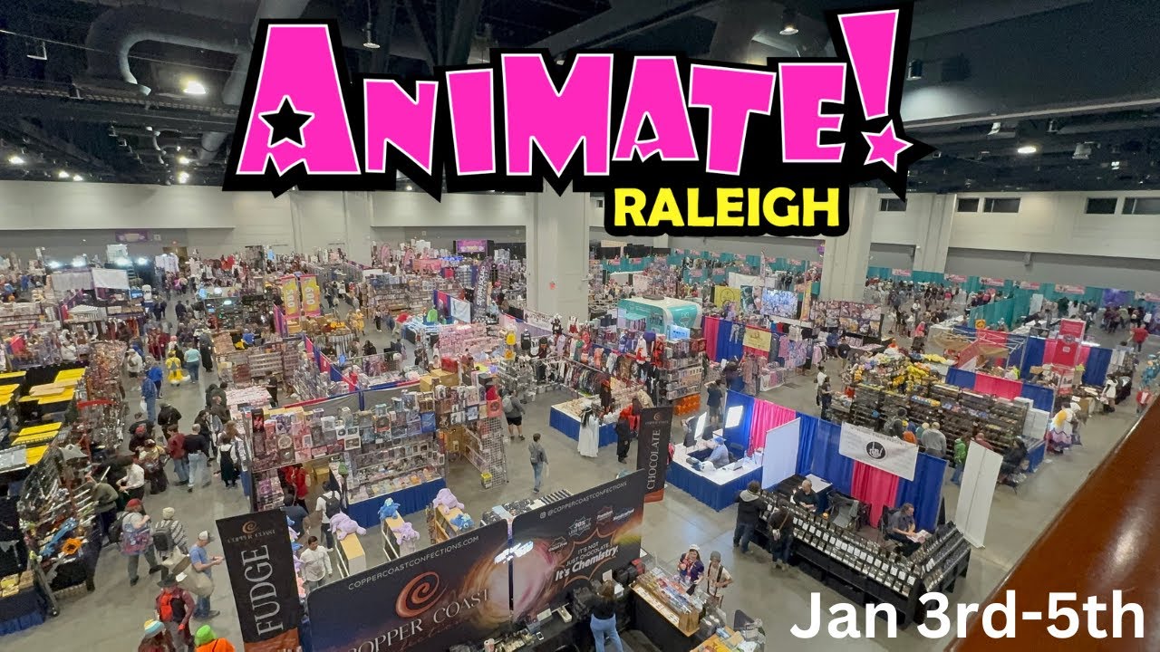 Animate! Raleigh NC 2025 Vlog!