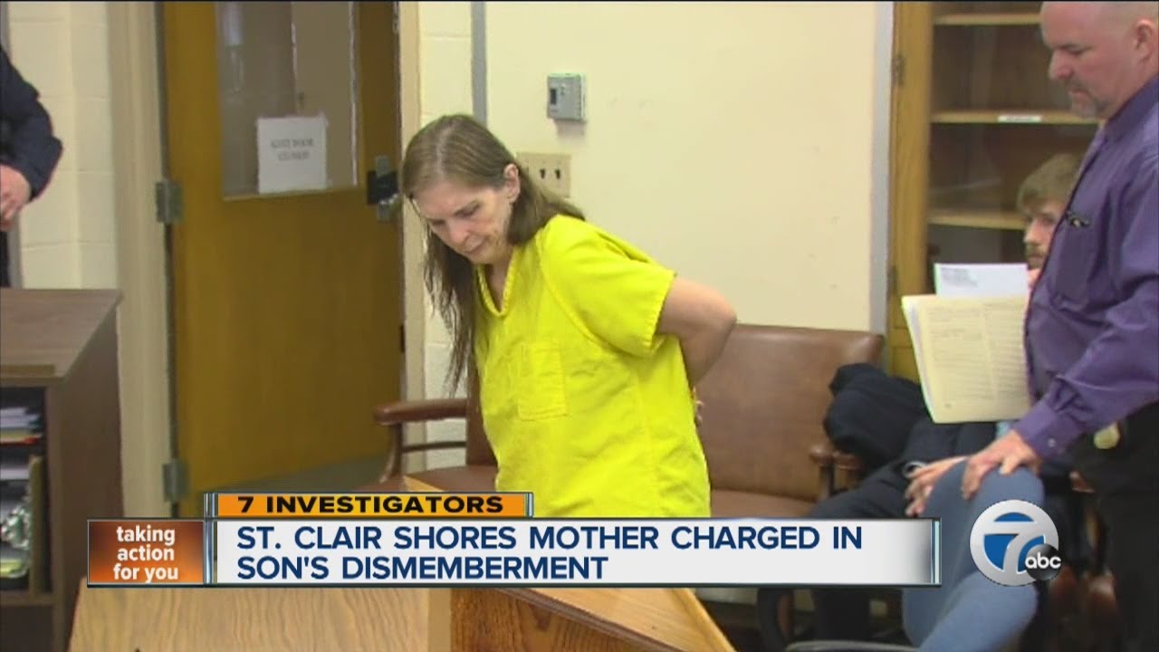 St. Clair Shores mother charged in son's dismemberment