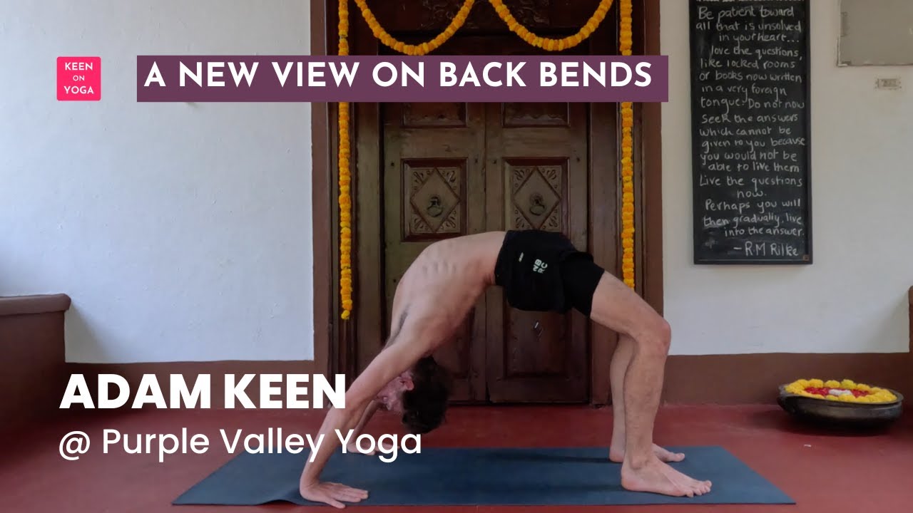 Снято в студии Purple Valley Yoga в Гоа. Адам даёт советы по прогибу спины.