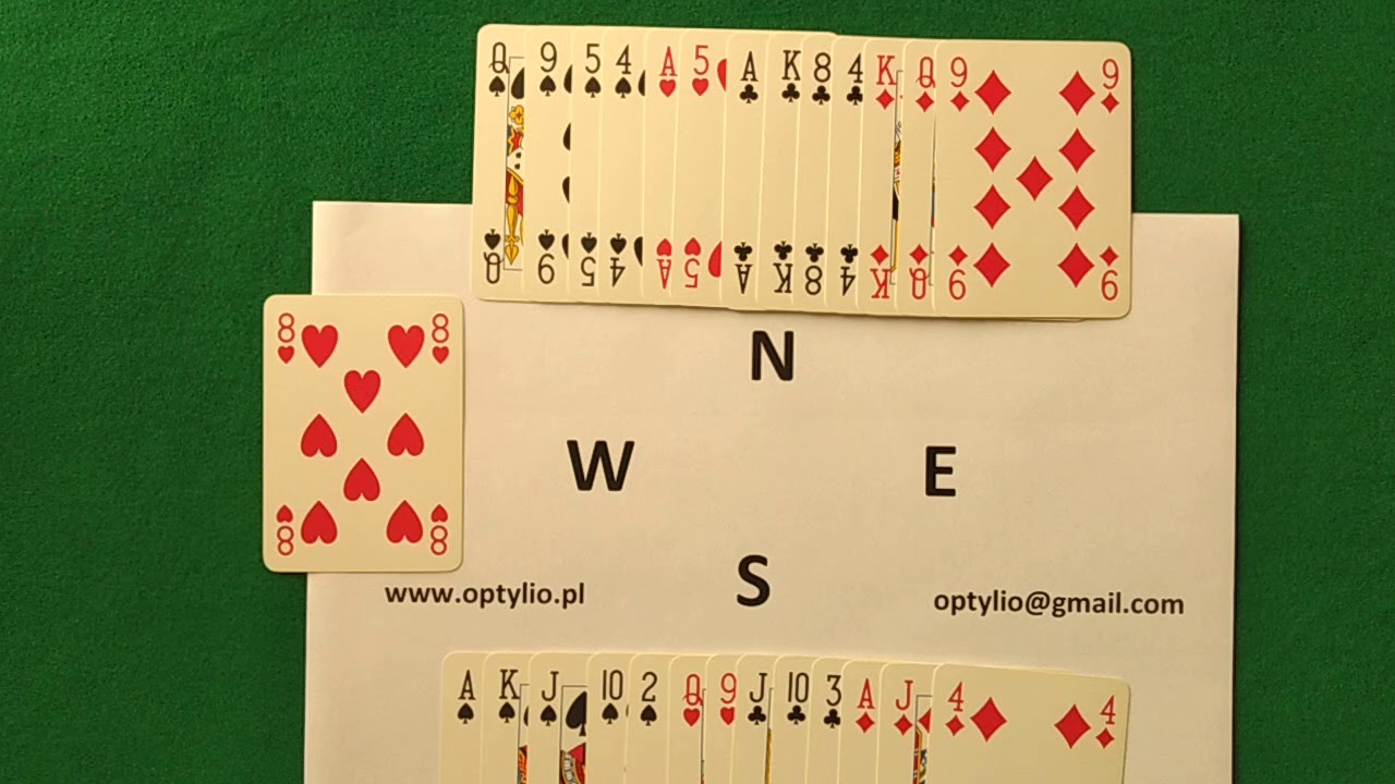 Brydż - quiz brydżowy nr 4     -   Zapraszamy