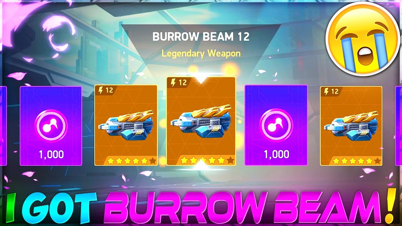I GOT BURROW BEAM 12!! 😭❤️‍🔥 || PEAK WEAPON || MECH ARENA || HRG ||
