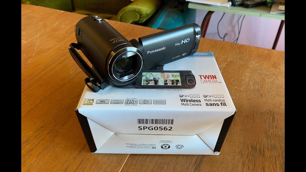 Panasonic HC-W580 Camcorder Unboxing