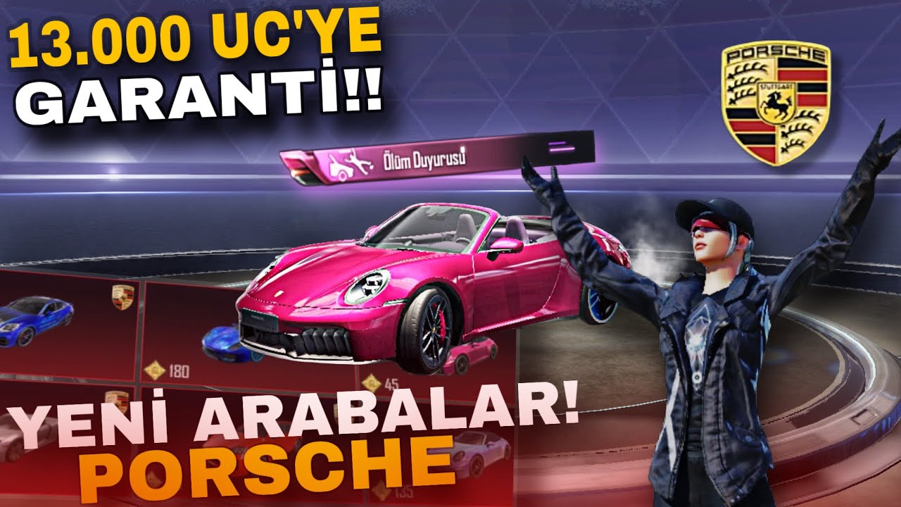 13.000 UC'YE GARANTİ ANAHTAR TAKTİĞİ!😱 PORSCHE SPEED DRİFT | PUBG MOBILE
