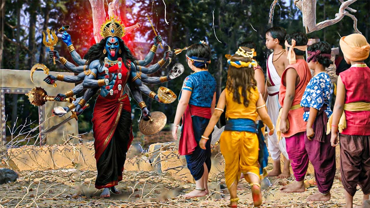 जब वृंदावन में माँ काली का सामना हुआ स्वयं कान्हा से - YASHOMATI MAIYYA KE NANDLAL | Radha Krishna