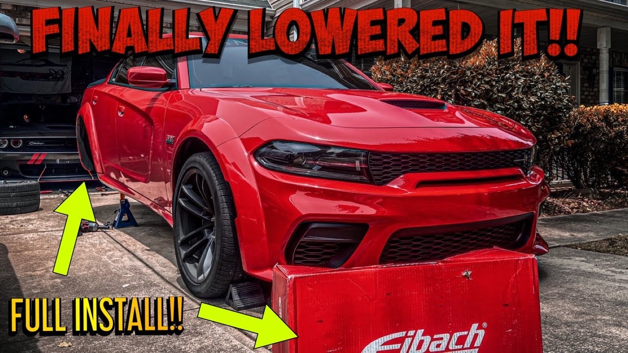EIBACH LOWERING SPRINGS HAS MY WIDEBODY SCAT PACK SITTING PERFECT!!