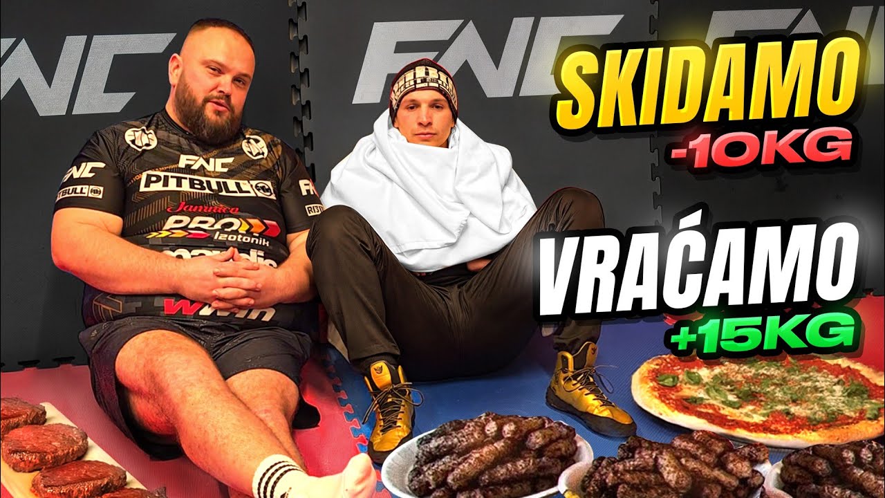 RIZIČNA PRIPREMA za BORBU i SKIDANjE KILOGRAMA PRED MEČ !!!