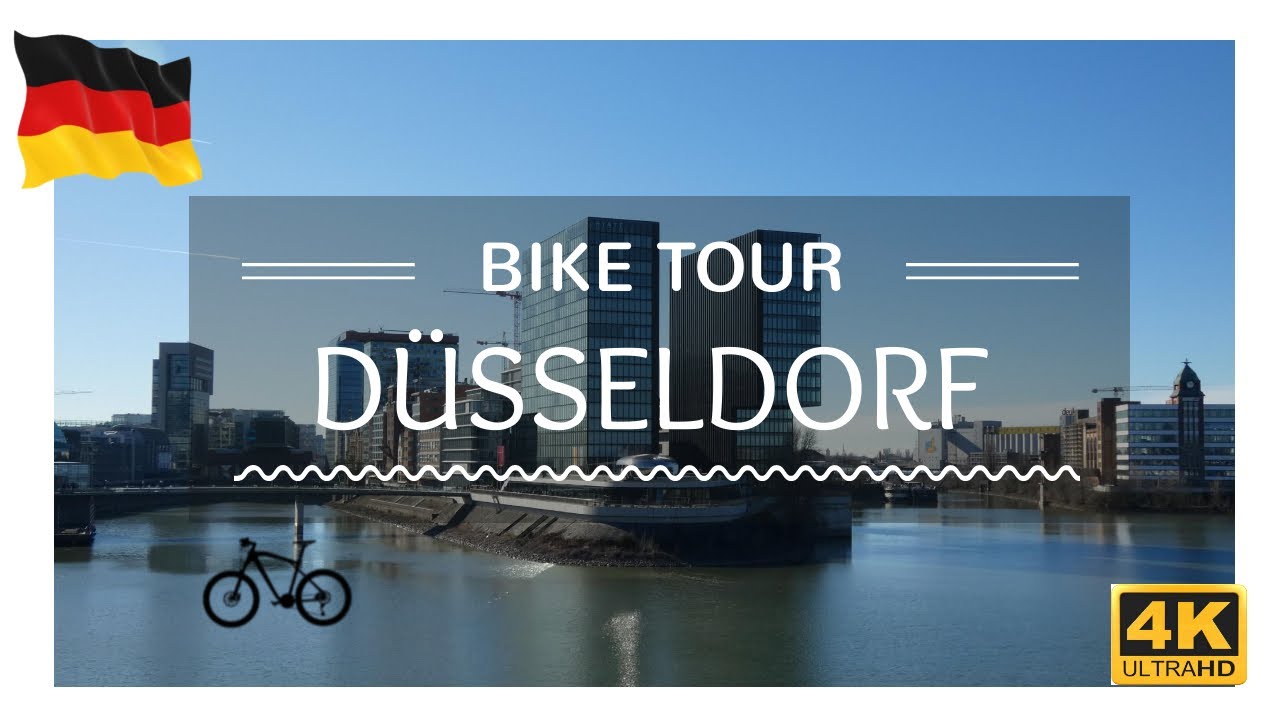 4K | BIKE TOUR | Düsseldorf , Germany | with real sound | 2022