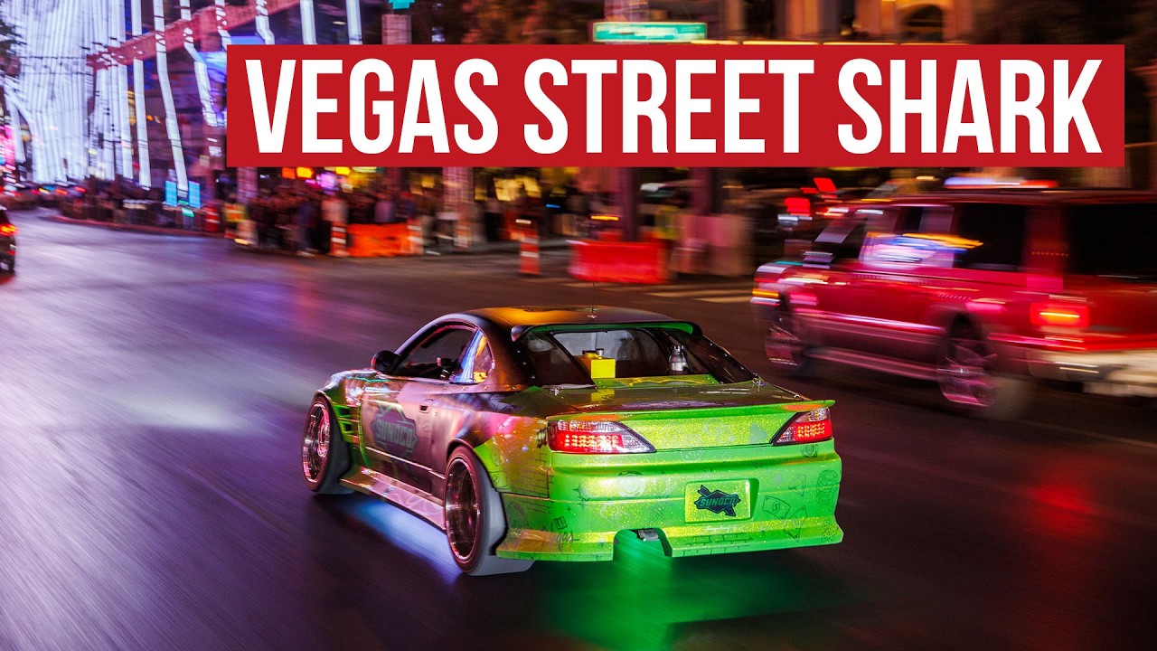 Running The Streets of Las Vegas w/ Ryan Litteral's Pro S15 Drift Car