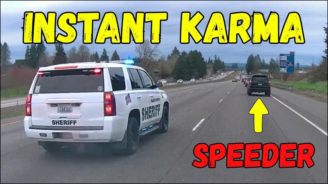 40 🚔🏎️ Wildest American Muscle Cars: Instant Consequences Caught on Dashcam