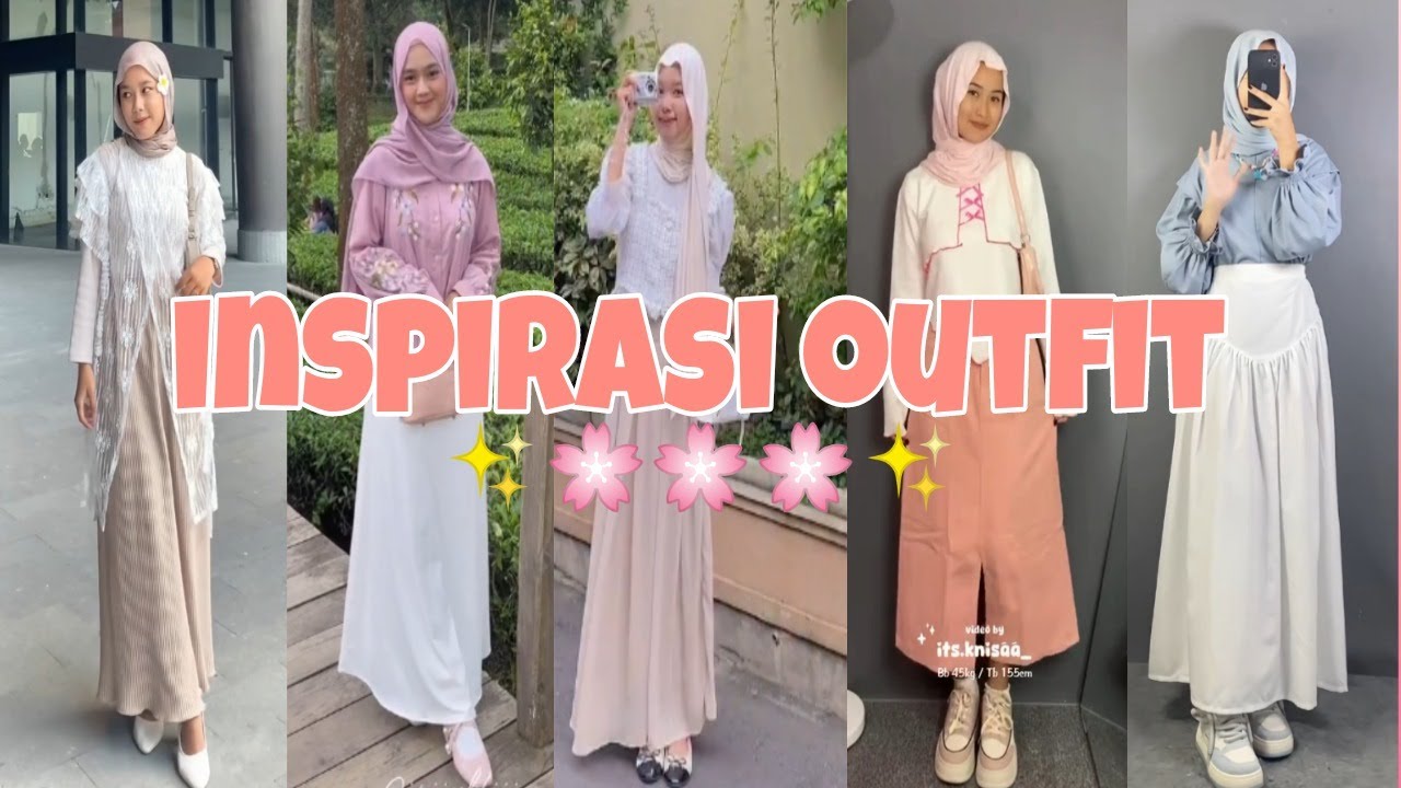 OOTD HIJAB SIMPLE KOREAN STYLE | OUTFIT IDEAS | OOTD KULIAH | OUTFIT LIBURAN #ootd#fashion#outfit