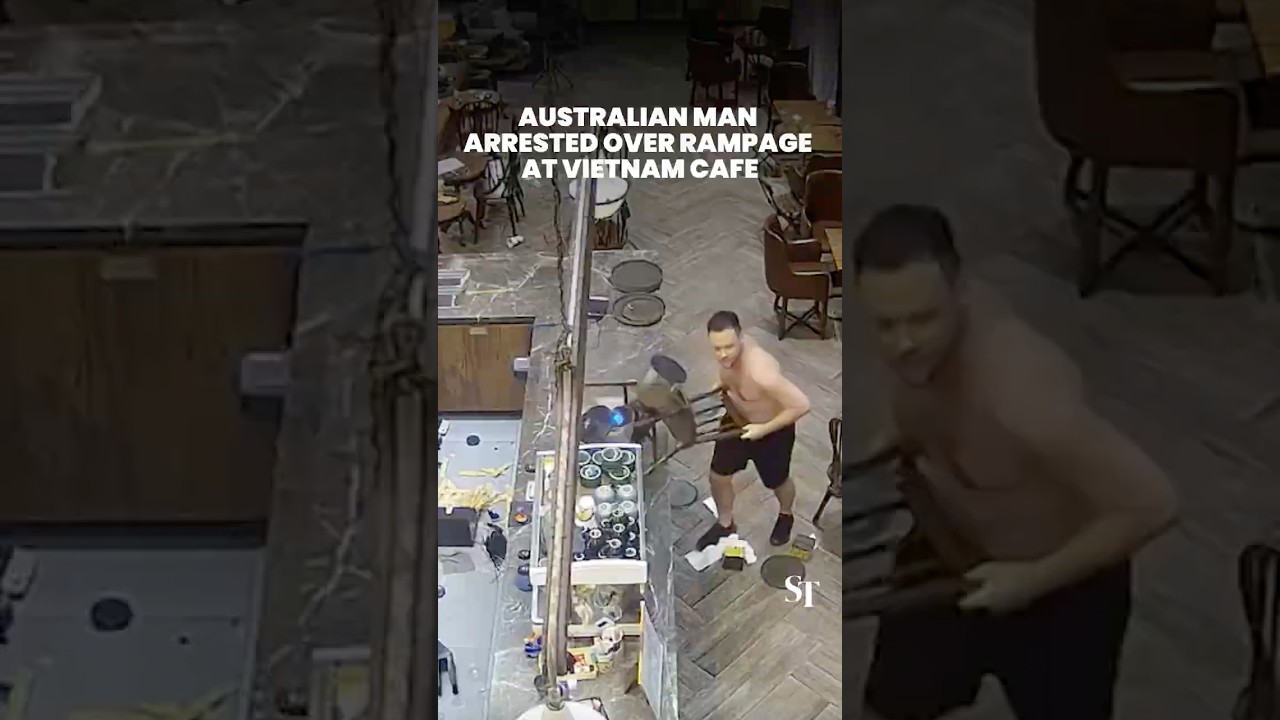 Australian man arrested over rampage at cafe in Vietnam