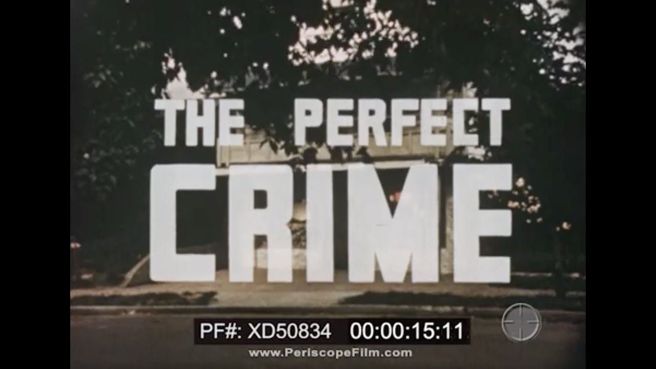 “THE PERFECT CRIME”  1955 DRIVER'S EDUCATION FILM BY ROBERT ALTMAN   EXCESSIVE SPEED KILLS  XD50834