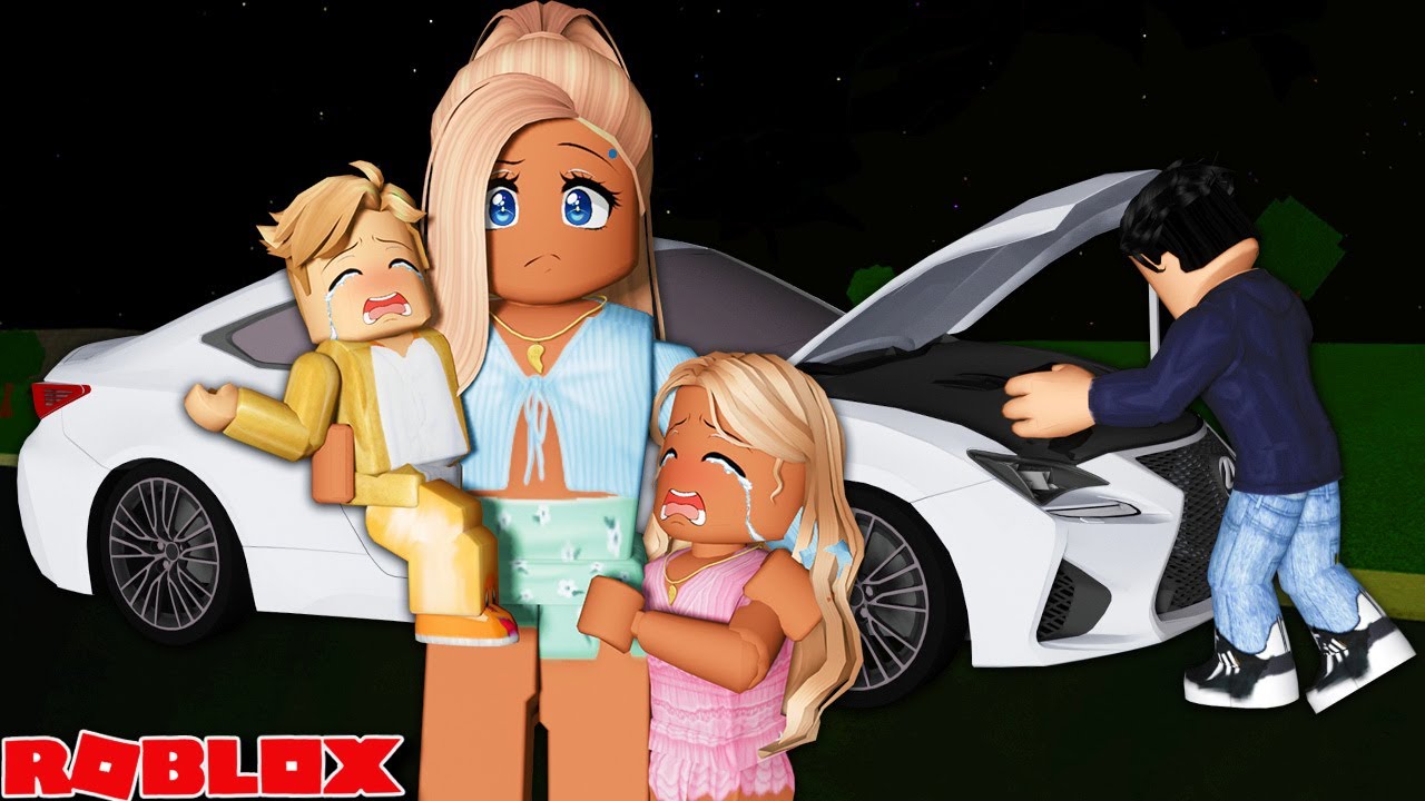 🚗 OUR CAR *BROKE DOWN* IN THE MIDDLE OF NOWHERE 🌲 ... | Bloxburg Roleplay | Roblox