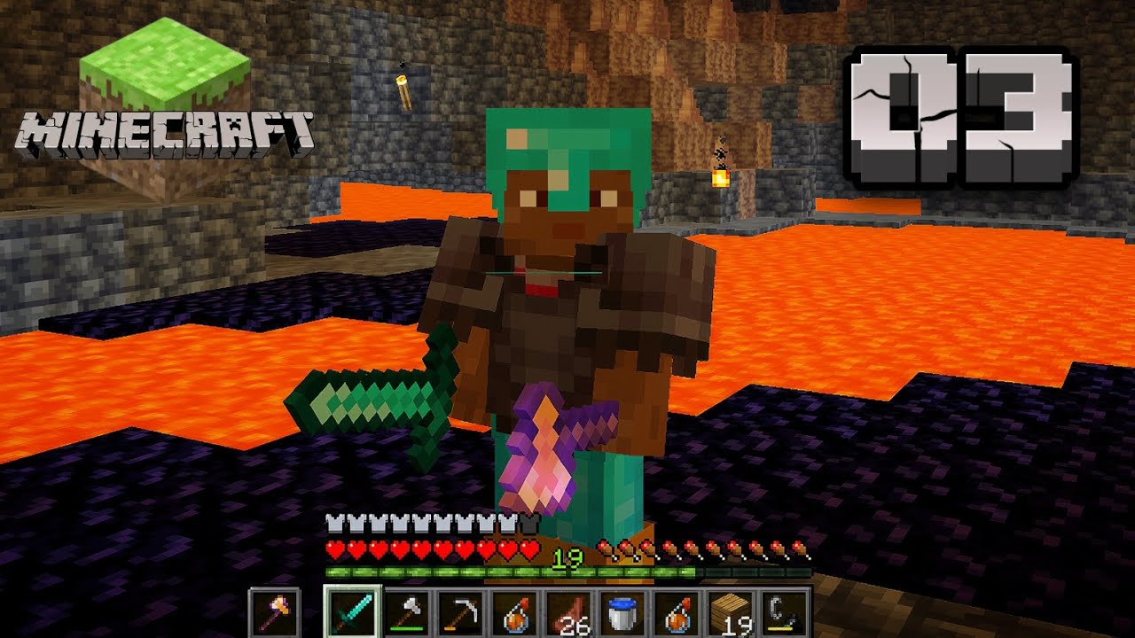 Minecraft - Gameplay Walkthrough Part 03 - Netherite Armour & Bastion Remnant (PC)
