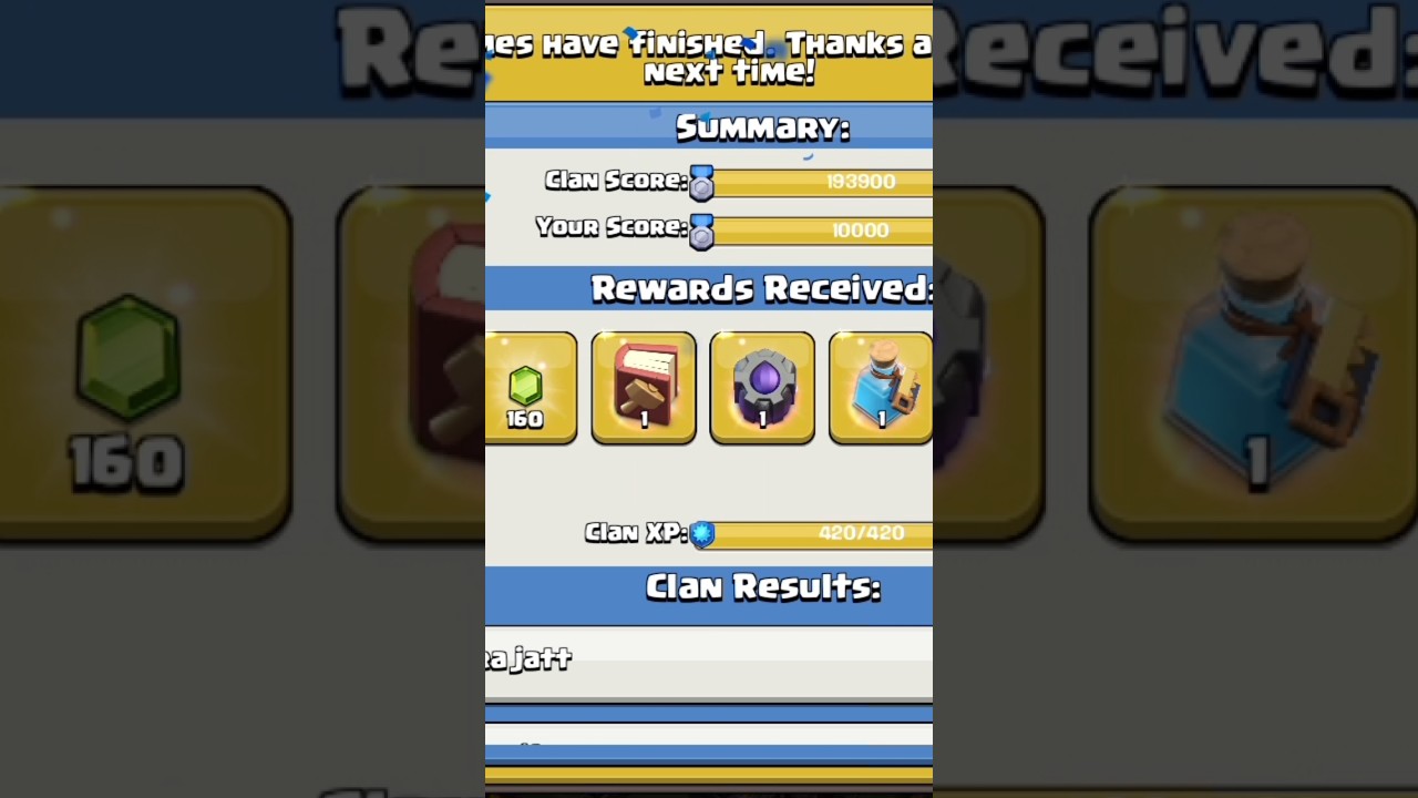 new event complete 💀 cliem reward || clash of clans |