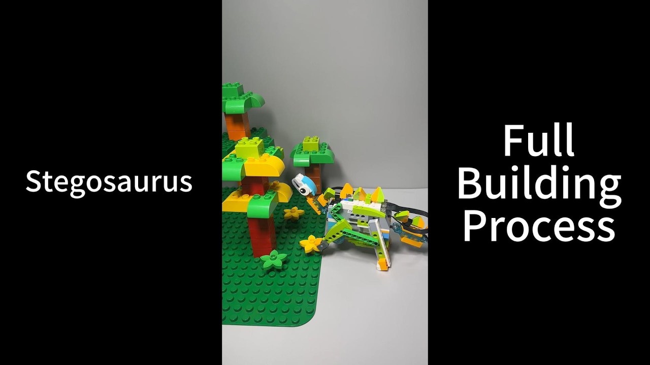LEGO STEM Robot Full Build｜Bringing the Stegosaurus Back to Life!#STEM#educationaltoys#legorobot