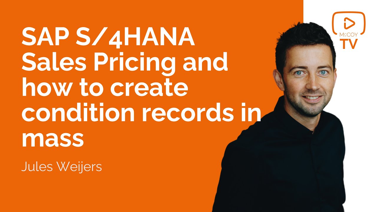 SAP S/4HANA Sales Pricing and how to create condition records in mass