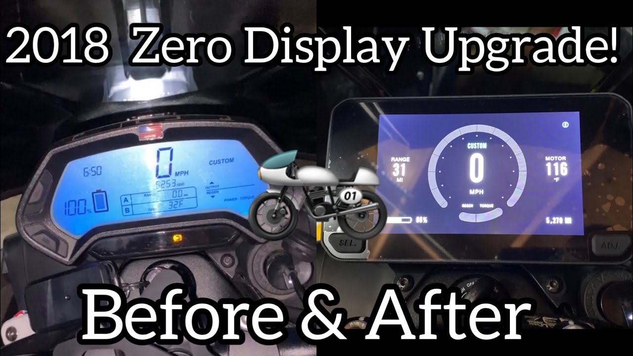 Zero Motorcycle Dash Upgrade