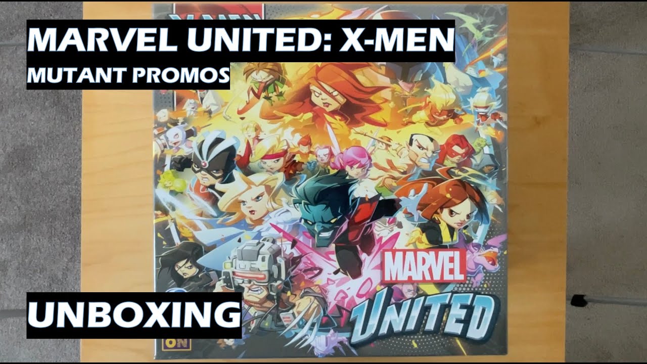 Unboxing Mutant Promos Marvel United X-Men Stretch Goals