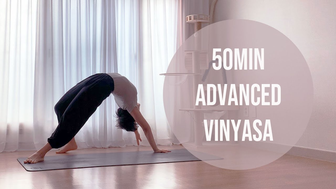 50분 중-상급 빈야사 요가 | 가슴과 어깨를 시원하게 열어내는 후굴 시퀀스 | Advanced | 에카파다 라자카포타아사나, 와일드씽, 비라바드라사나3